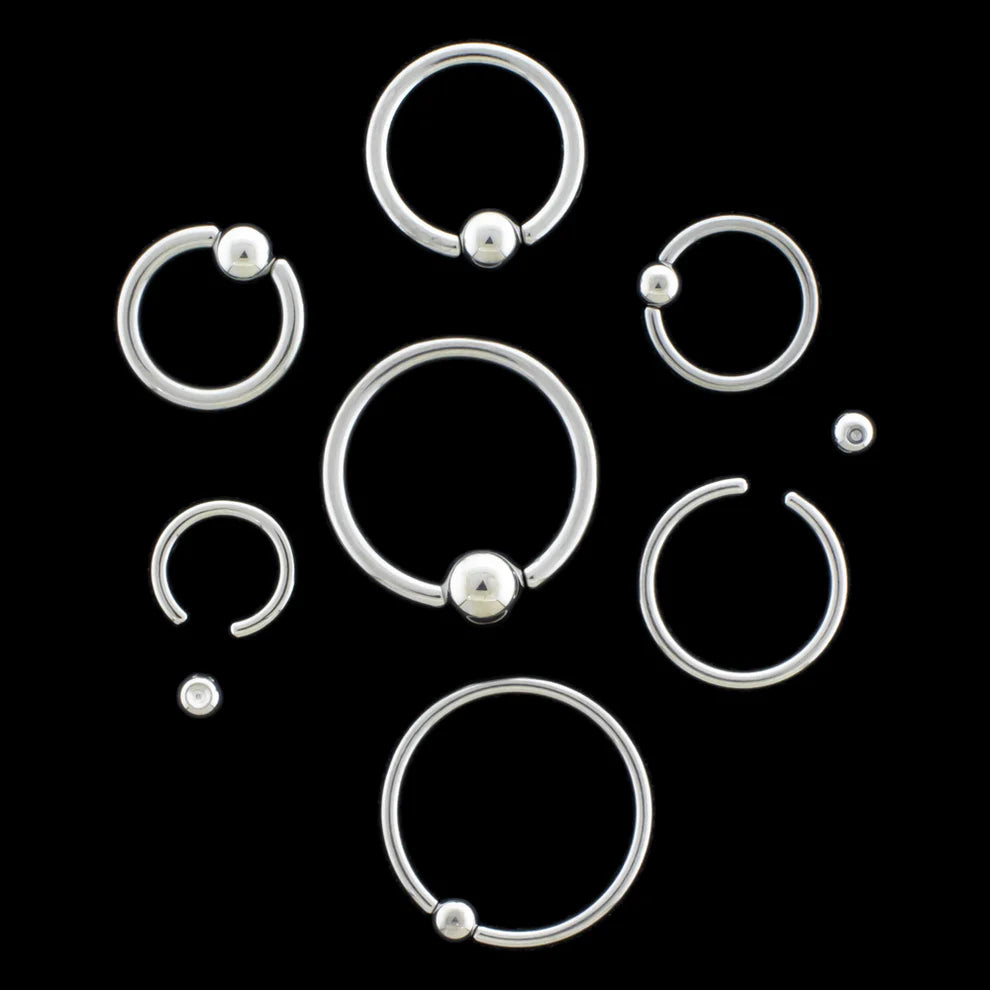 Khrysos Niobium Captive Bead Ring