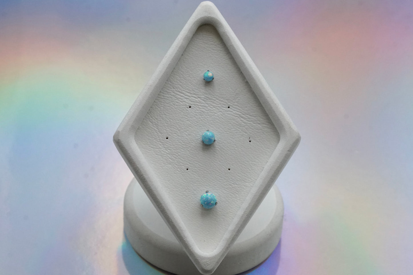 Prong Set Opal Bead