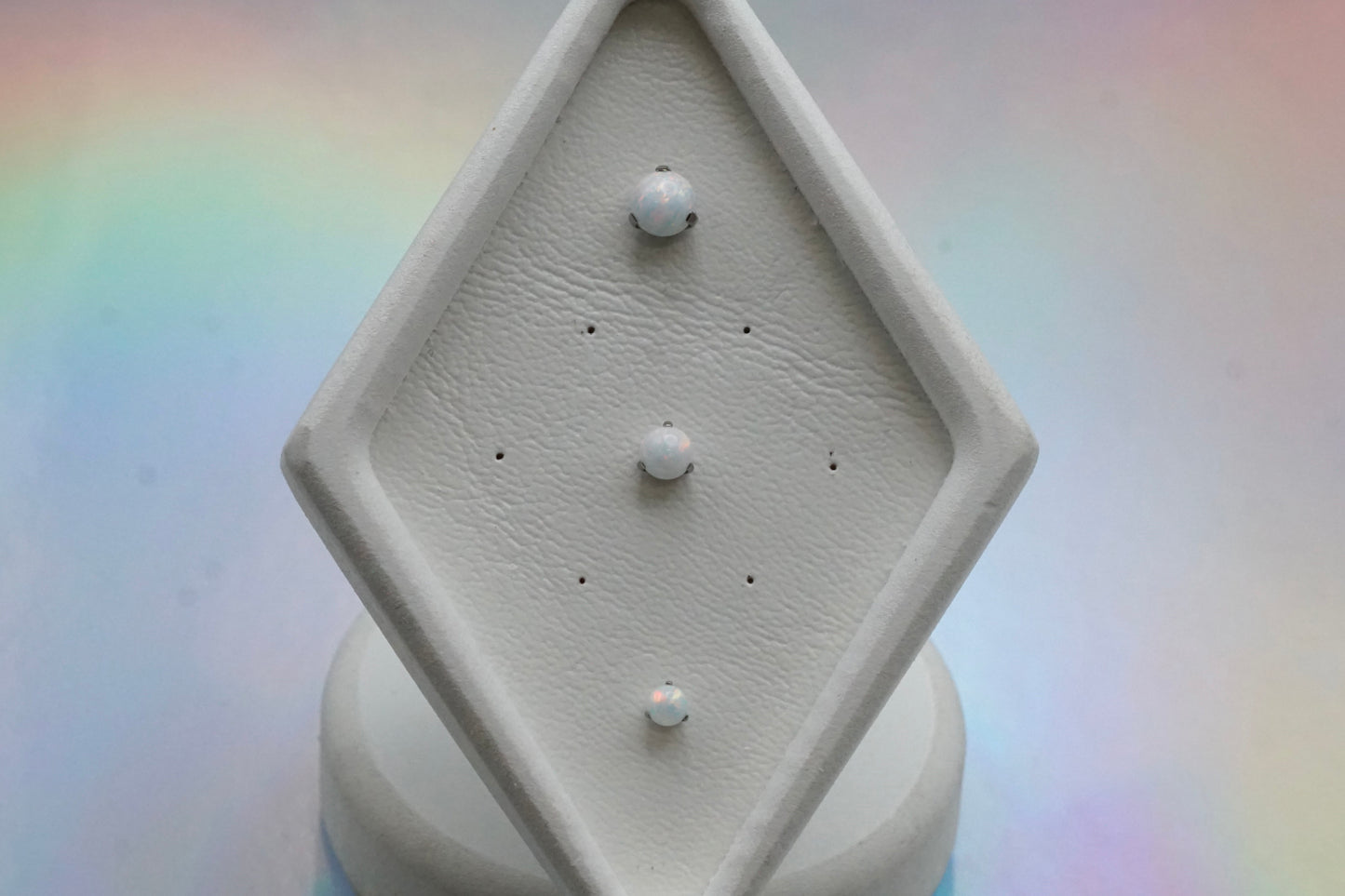 Prong Set Opal Bead